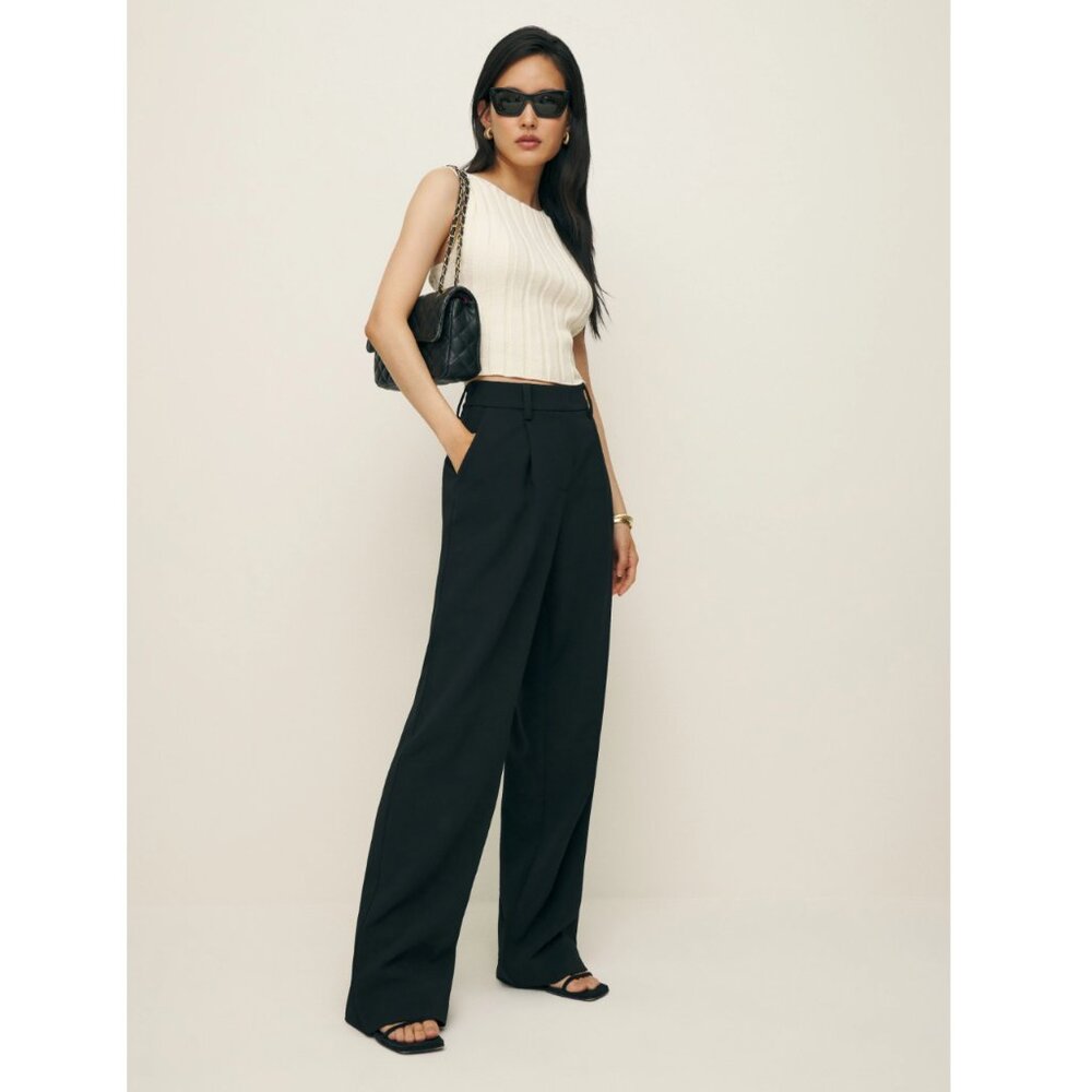 Reformation Alex Pant in Black